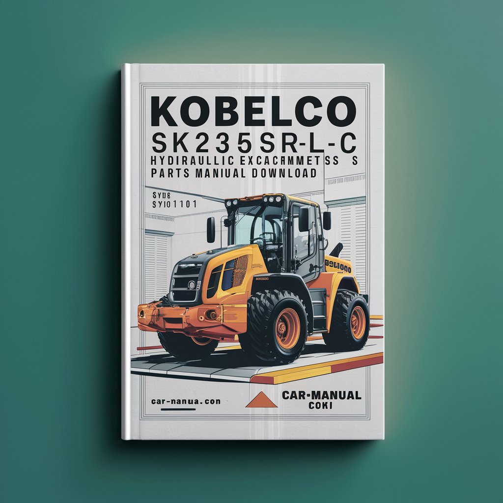 Kobelco SK235SRLC Hydraulic Excavators Optional Attachments Parts Manual  (YU01-00101) S3YF03701ZE01