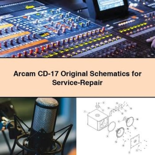 Arcam CD-17 Original Schematics for Service-Repair