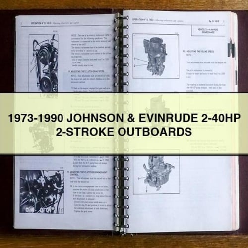 1973-1990 JOHNSON & EVINRUDE 2-40HP 2-STROKE OUTBOARDS