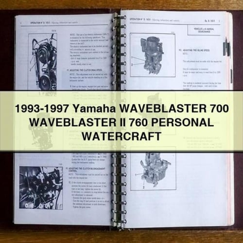 1993-1997 Yamaha WAVEBLASTER 700 WAVEBLASTER II 760 PERSONAL WATERCRAFT