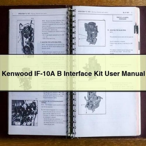 Kenwood IF-10A B Interface Kit User Manual PDF Download