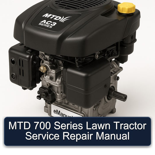 MTD 700 Series Lawn Tractor Service Repair Workshop Manual