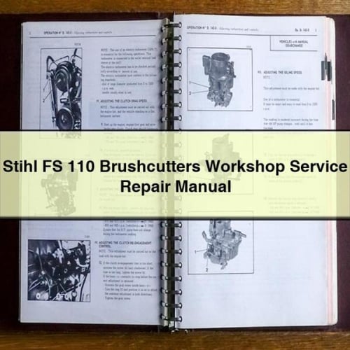 Manual de reparación del servicio de taller desbrozadoras Stihl FS 110 Descargar PDF