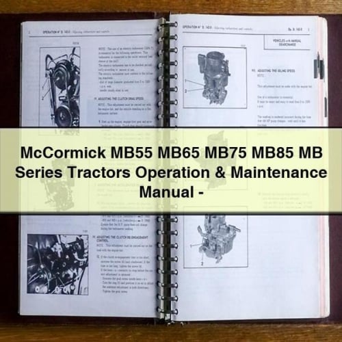 McCormick MB Series Tractors Operation & Maintenance Manual (PDF)