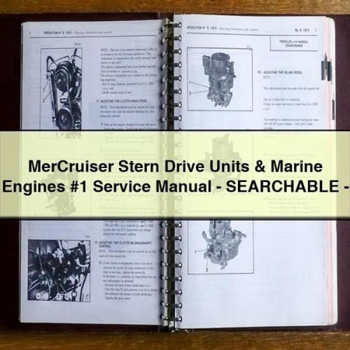 MerCruiser Stern Drive & Marine Engine Service Manual (Searchable PDF)