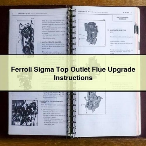 Ferroli Sigma Top Outlet Flue Upgrade Instructions