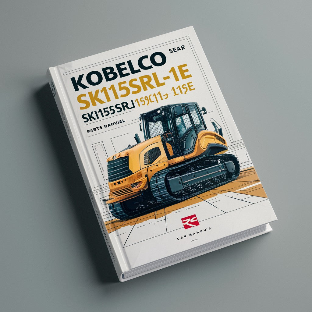 Kobelco SK115SR-1E SK115SRL-1E SK115SR(L)-1E SK115SR(L)-1ES Crawler Excavator Parts Manual