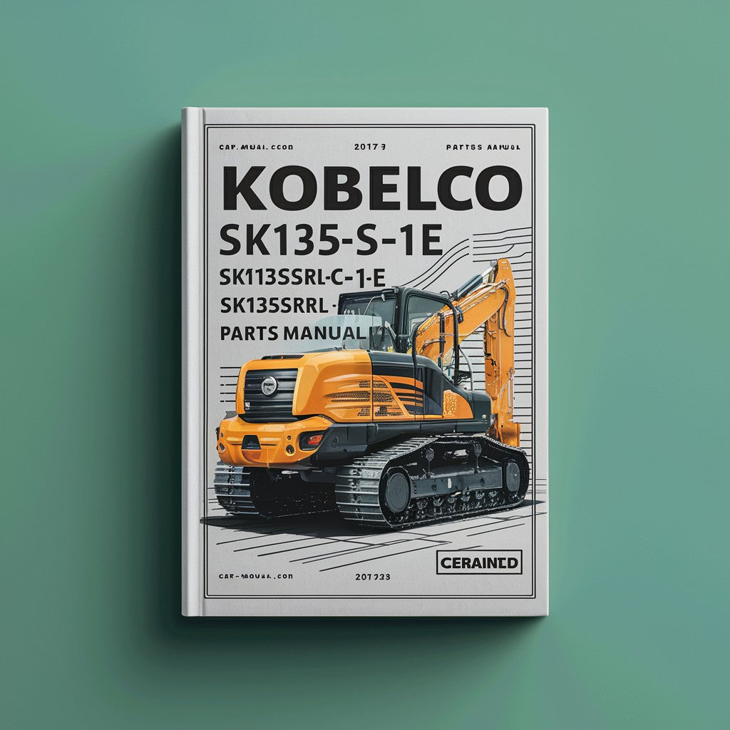 Kobelco SK135SR-1E SK135SRLC-1E SK135SRL-1E Crawler Excavator Parts Manual