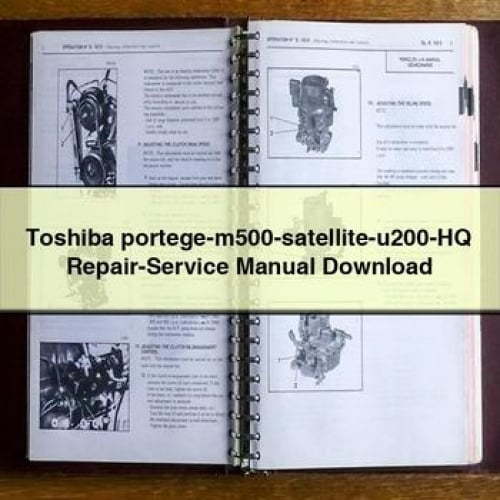 Toshiba portege-m500-satellite-u200-HQ Repair-Service Manual Download PDF