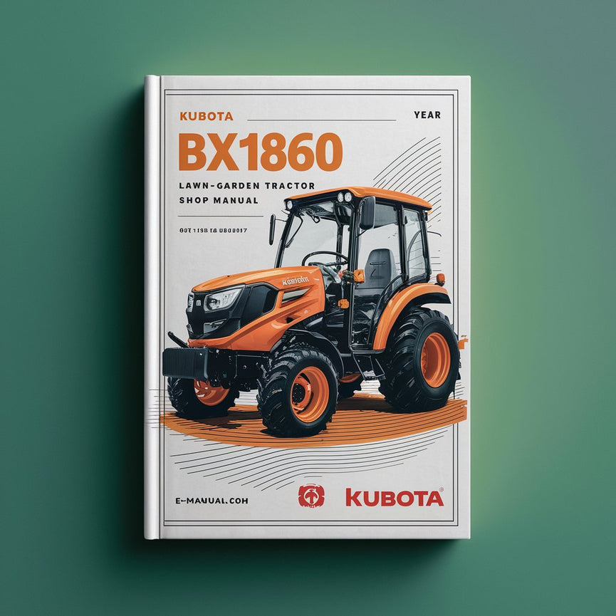 Manual de taller del tractor de jardín Kubota BX1860 Descargar PDF