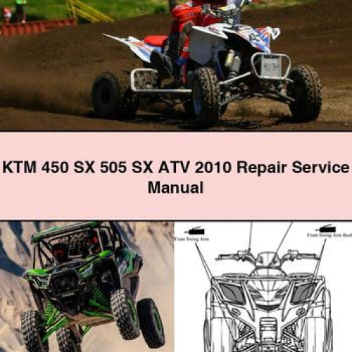 KTM 450 SX 505 SX ATV 2010 Repair Service Manual PDF Download