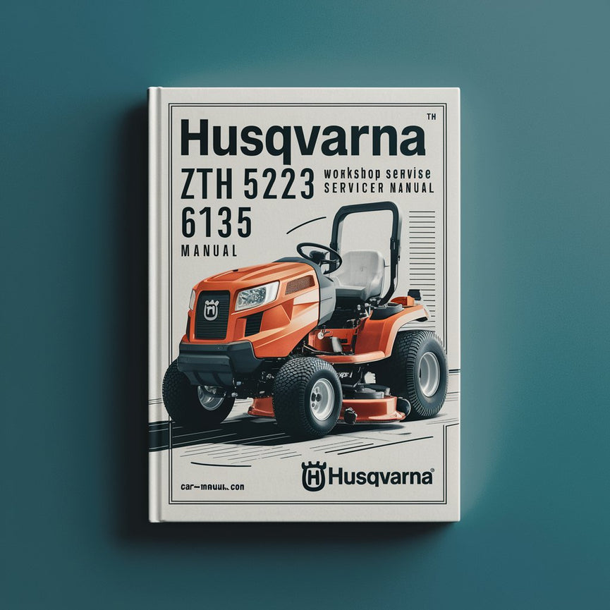 Manual de reparación del servicio de taller del cortacésped Husqvarna ZTH 5223 ZTH 6125 Descargar PDF