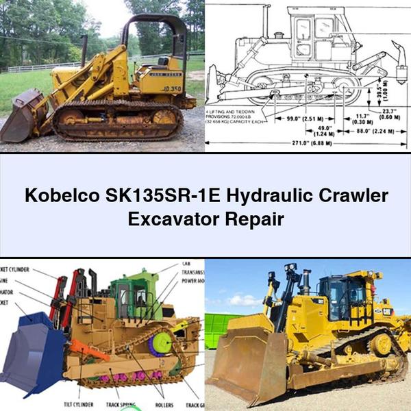 Kobelco SK135SR-1E Hydraulic Crawler Excavator Repair