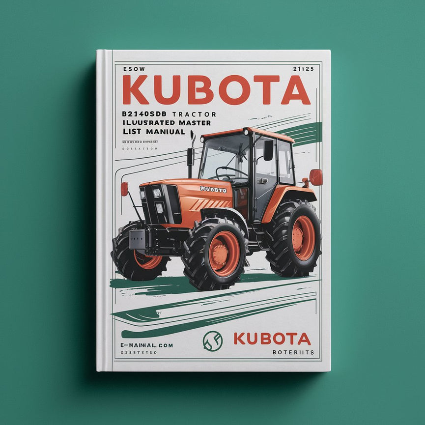 Manual de lista maestra ilustrada de piezas del tractor Kubota B2410HSDB Descargar PDF