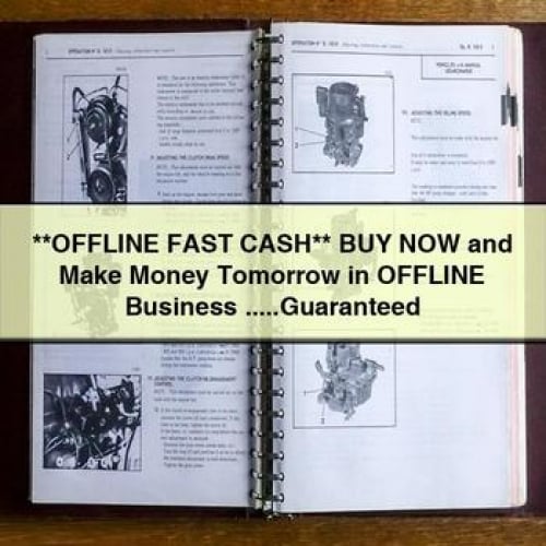 **OFFLINE FAST CASH** BUY Now and Make Money Tomorrow in OFFLINE Business .....Guaranteed