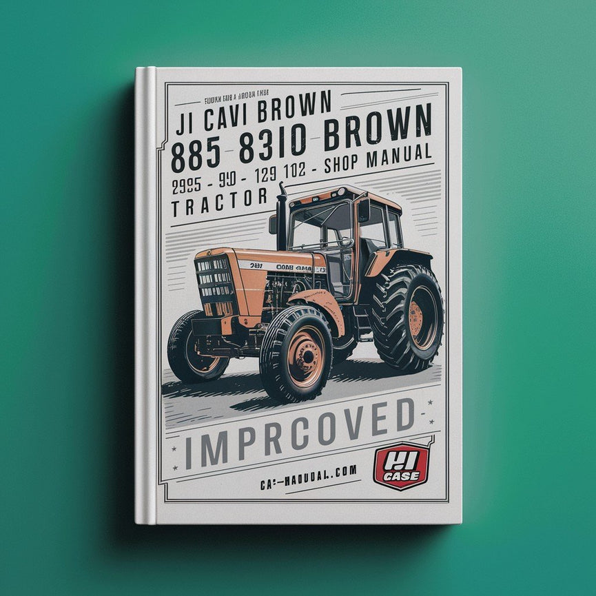 JI Case David Brown 885 885N 995 1210 1212 1410 1412 Tractor Service Shop Manual - Improved - Download PDF