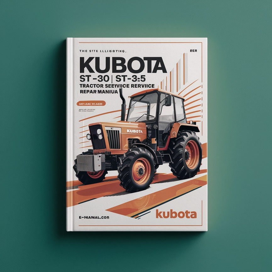 Manual de reparación de taller de servicio de tractor Kubota STá-30 STá-35 Descargar PDF