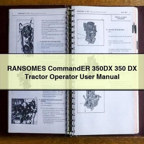 Ransomes CommandER 350DX Operator Manual