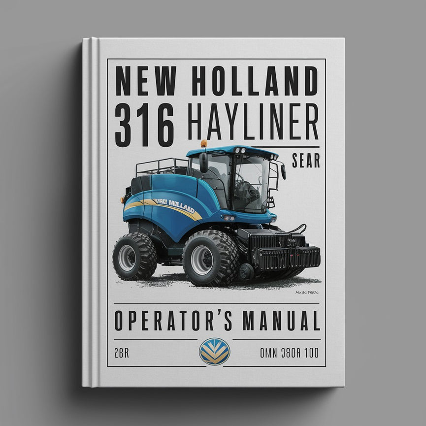 Ny Holland 316 HAYLINER BALER Användarmanual