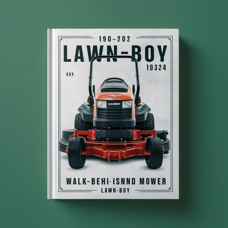 1990-2002 Lawn-Boy 10324 Walk-Behind Mower Service/Shop Repair Manual