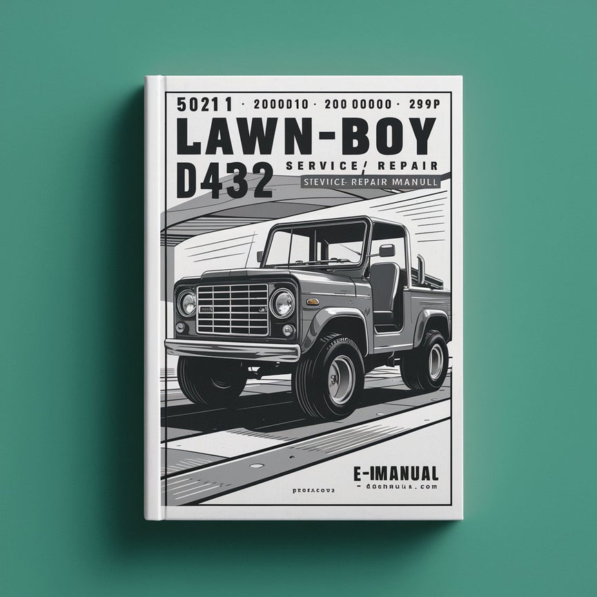 5021 1972 200000001-299999999 Lawn-Boy D432 Service/Shop Repair Manual