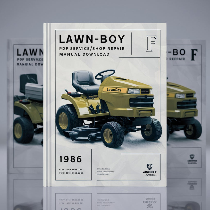 8480 1986 E00000001-E99999999 Lawn-Boy F Service/Shop Repair Manual