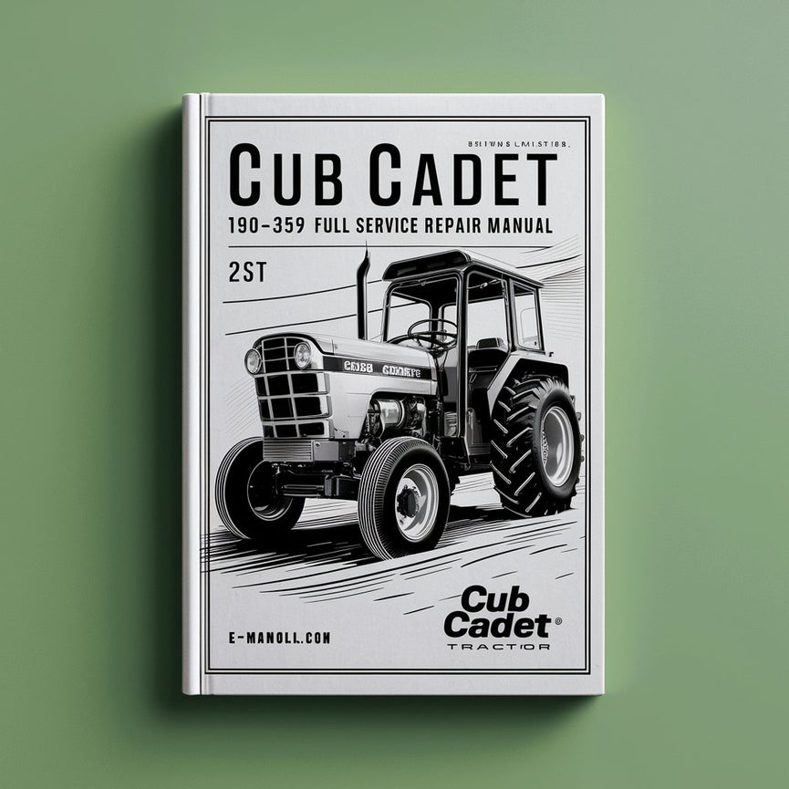 Cub Cadet 190-359 Tractor Full Service Repair Manual