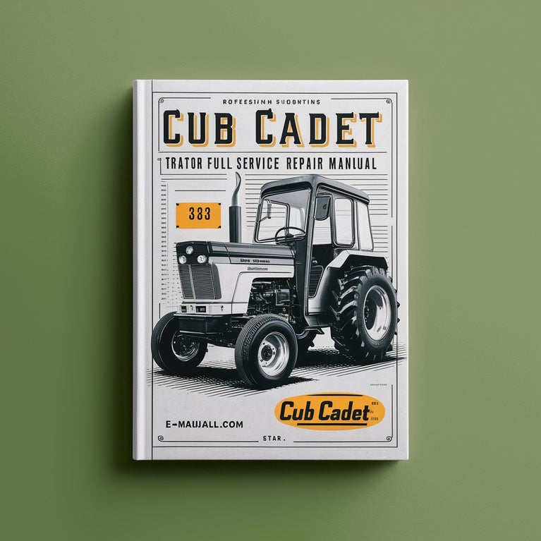 Cub Cadet 383 Tractor Full Service Repair Manual