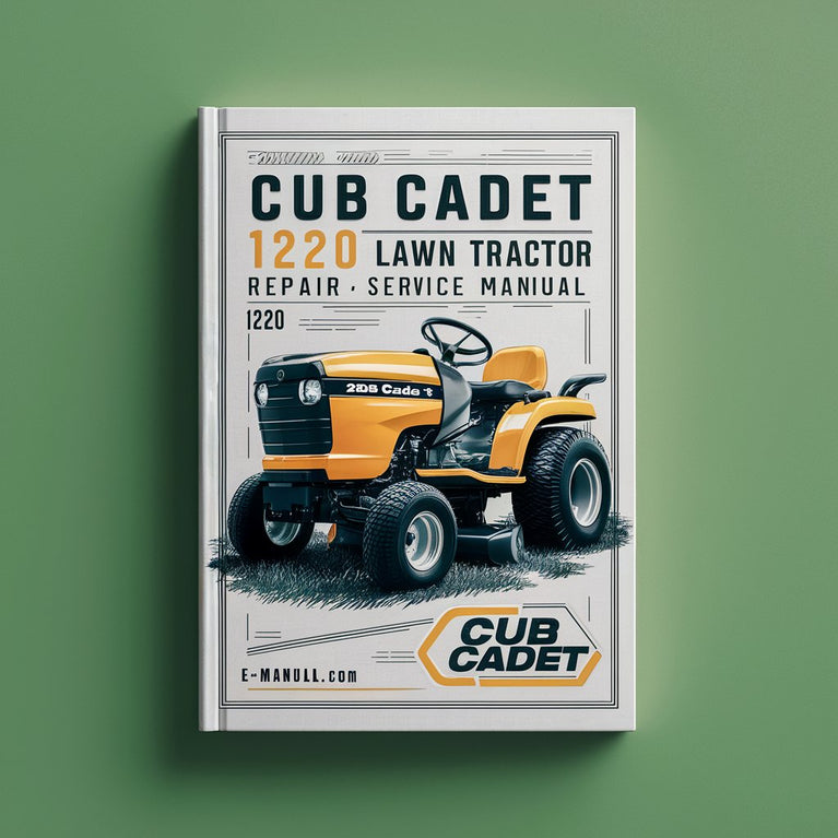 Cub Cadet 1220 Lawn Tractor Repair Service Manual