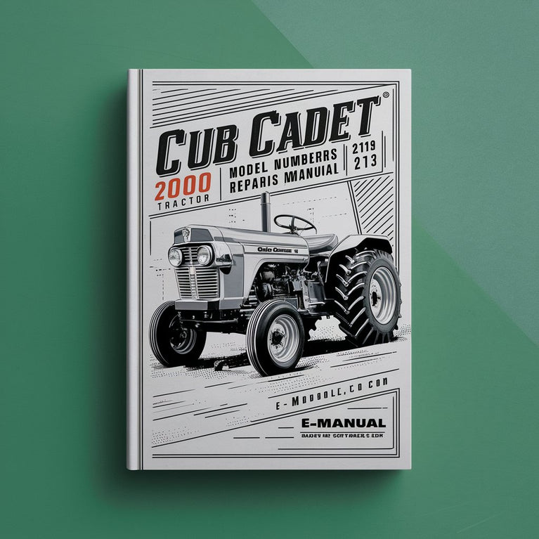 Cub Cadet 2000 Tractor Model Numbers 2130 Service Repair Manual