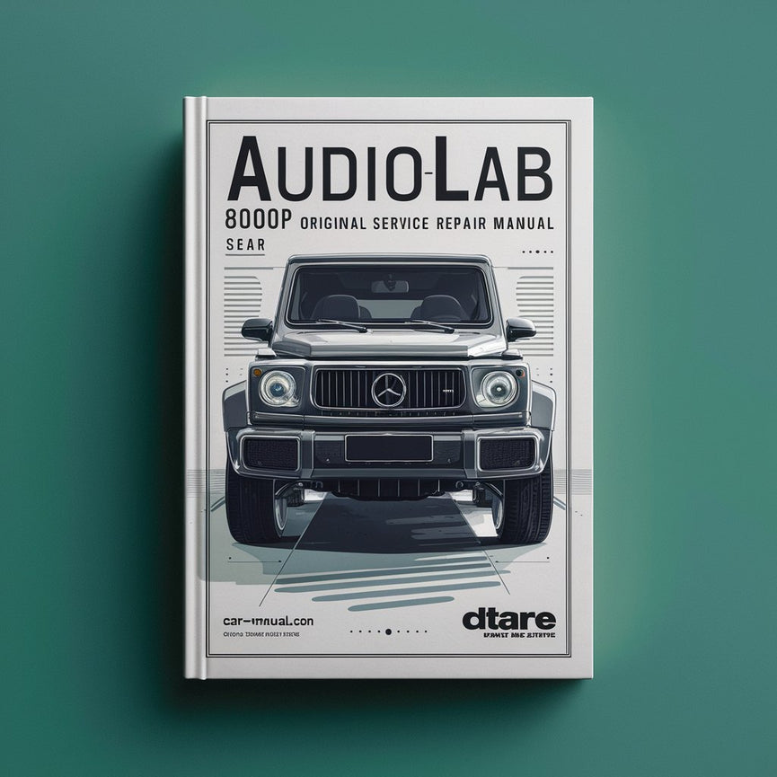 Audiolab 8000P Original Service Manual in PDF Download