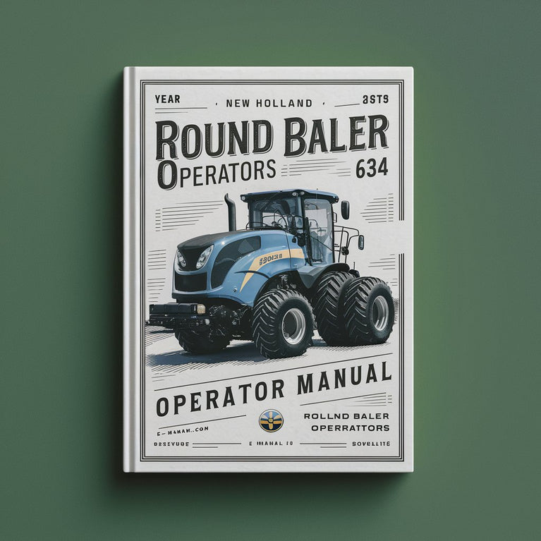 New Holland Round Baler 634 Operators Operator Manual