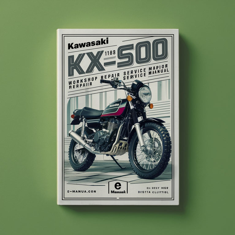 Kawasaki KX500 1983-2004 Workshop Repair Service Manual