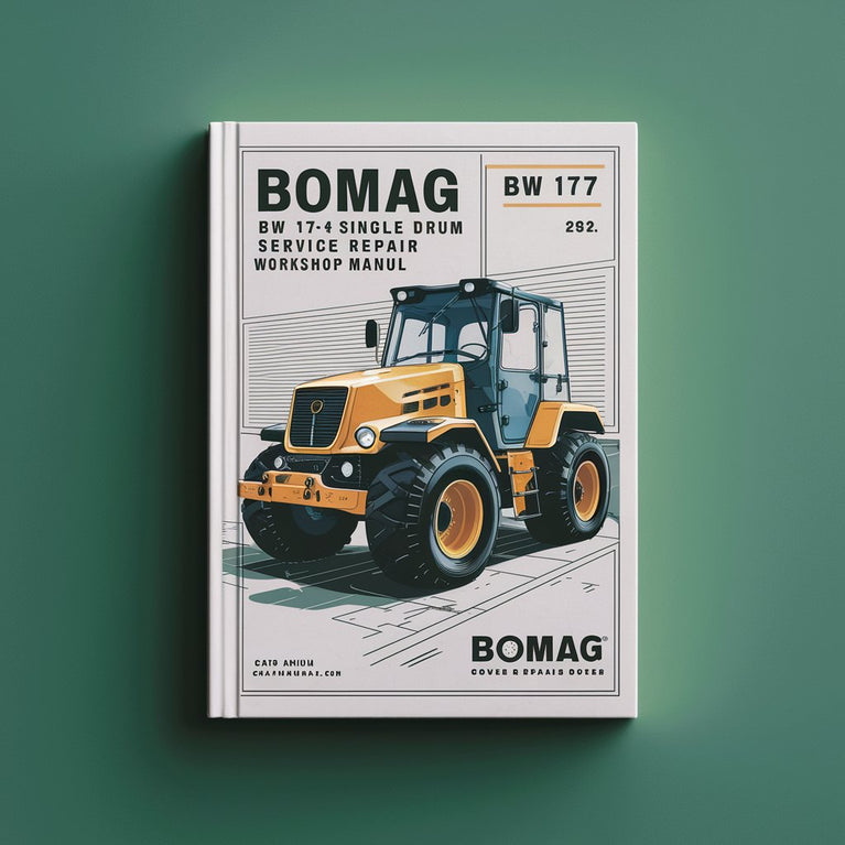 Bomag BW 177 D-4 Single Drum Rollers Service Repair Workshop Manual Download PDF