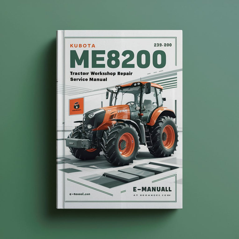 Kubota ME8200 Tractor Workshop Repair Service Manual