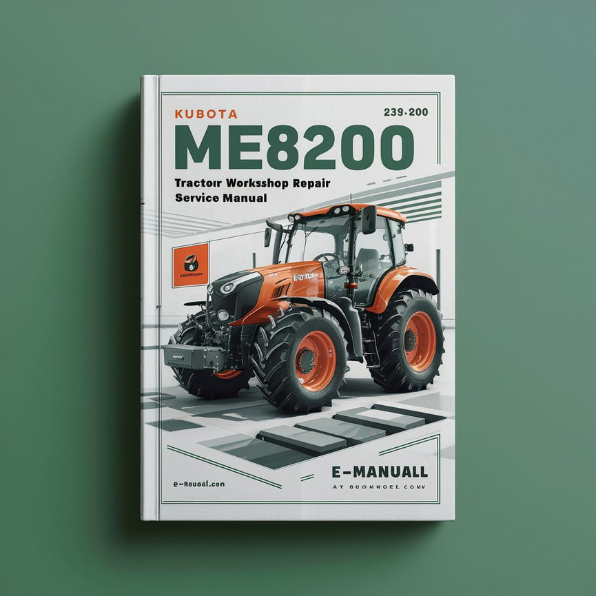 Kubota ME8200 Tractor Workshop Repair Service Manual