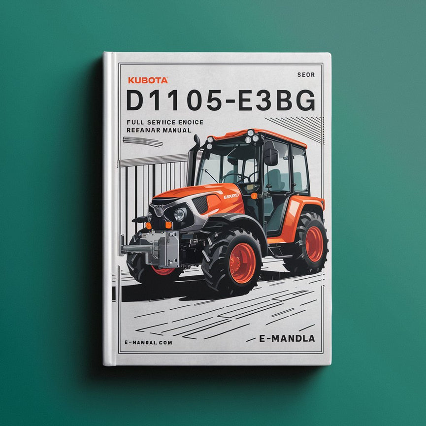 Kubota D1105-E3BG Diesel Engine Full Service Repair Manual