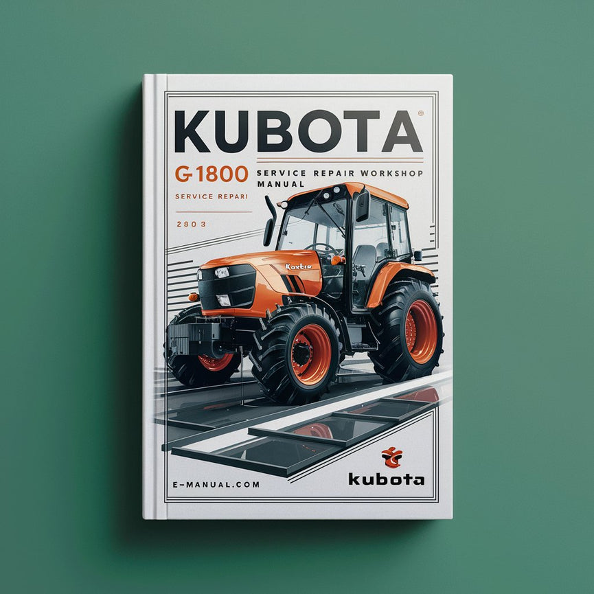 Kubota G1800 Tractor Service Repair Workshop Manual