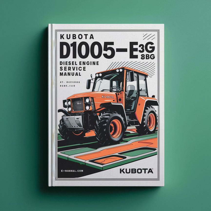 Manual de servicio de reparación de motores diésel Kubota D1005-E3BG Descargar PDF