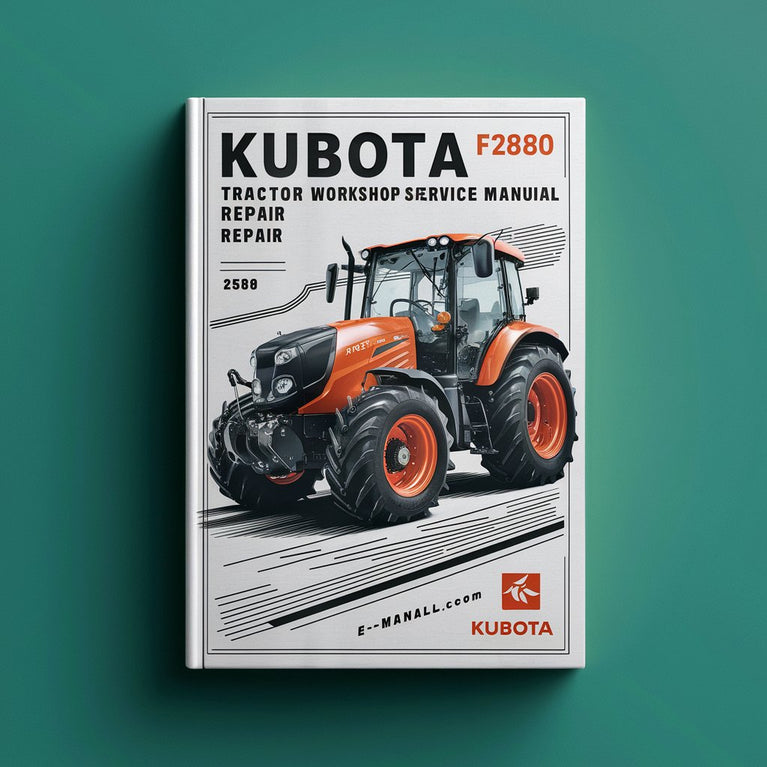 Kubota F2880 Tractor Workshop Service Manual Repair