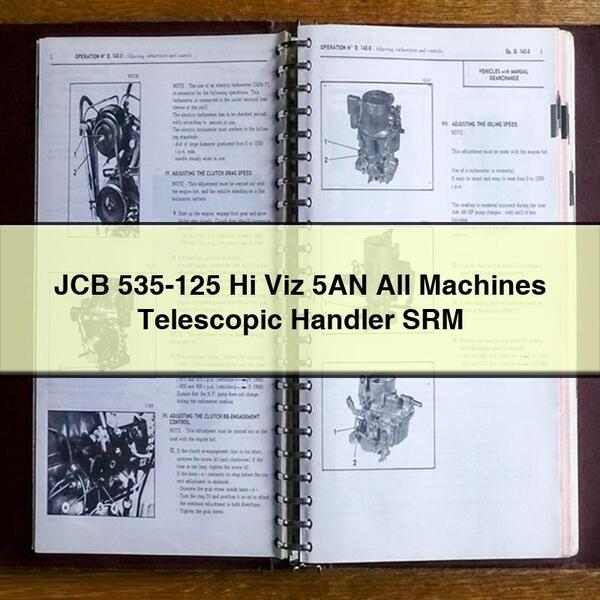 JCB 535-125 Hi Viz 5AN Manipulador telescópico para todas las máquinas SRM