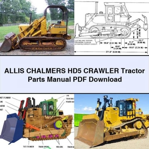 Allis Chalmers HD5 Crawler Tractor Parts Manual PDF