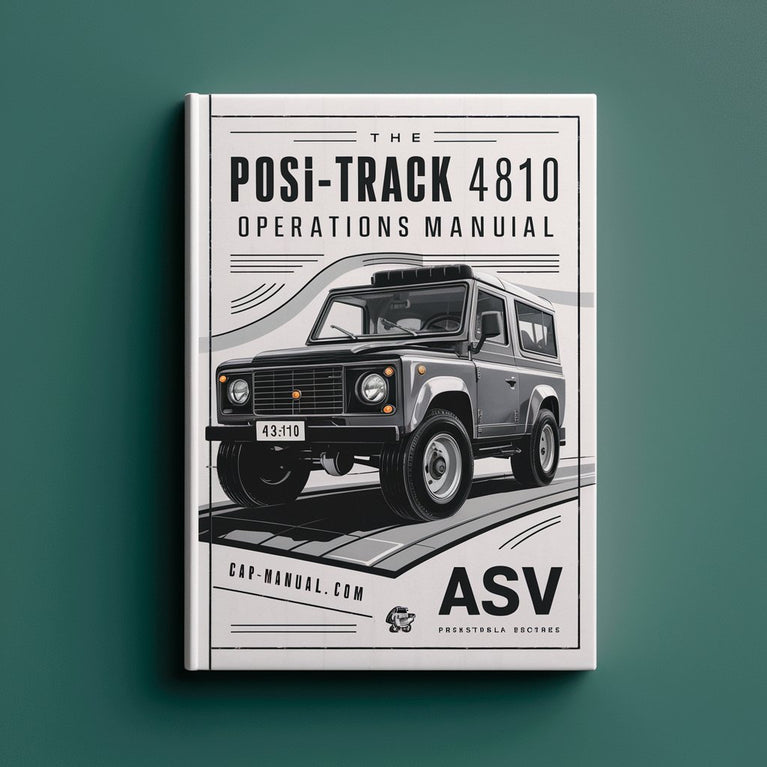 ASV POSI-TRACK 4810 Operations Manual PDF Download