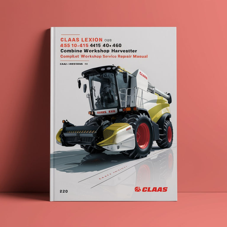 Claas Lexion 405 410 415 420 430 440 450 460 Combine Harvester Complete Workshop Service Repair Manual