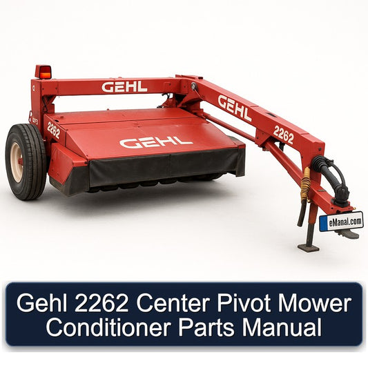 Gehl 2262 Center Pivot Mower Conditioner Parts Catalog