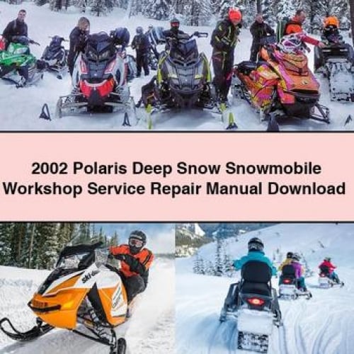 2002 Polaris Deep Snow Snowmobile Workshop Service Repair Manual Download PDF