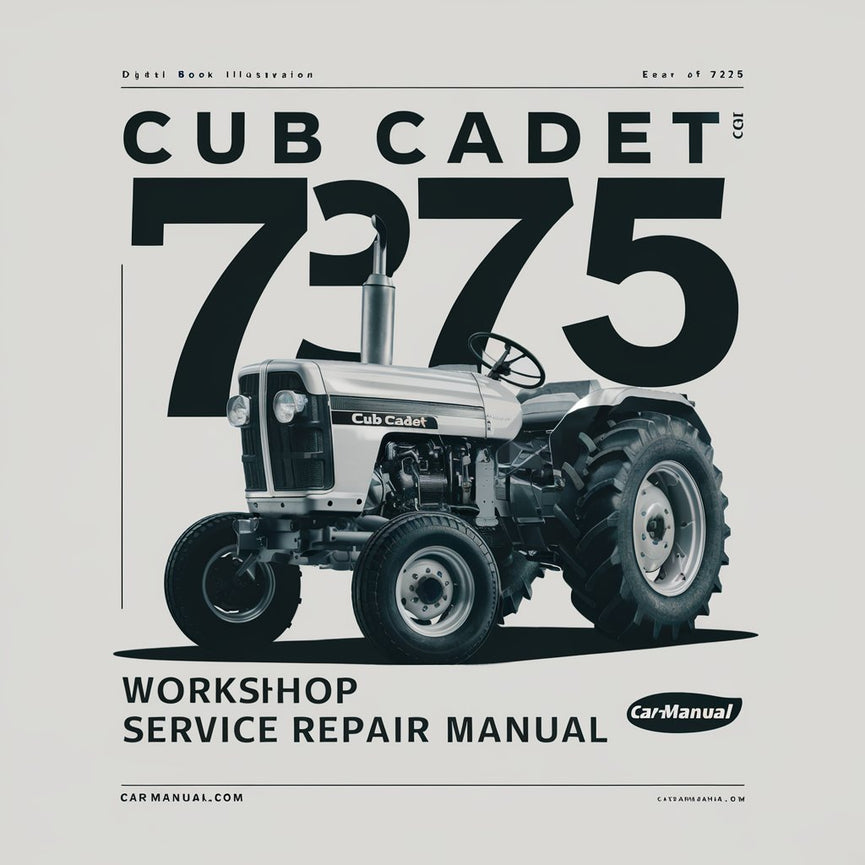 Manual de reparación del servicio de taller del tractor Cub Cadet 7275