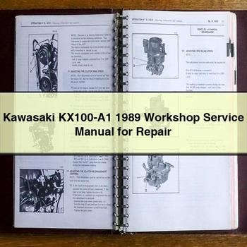 Kawasaki KX100-A1 1989 Workshop Service Manual for Repair