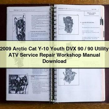 2009 Arctic Cat Y-10 Youth DVX 90/90 Utility ATV Service Repair Workshop Manual