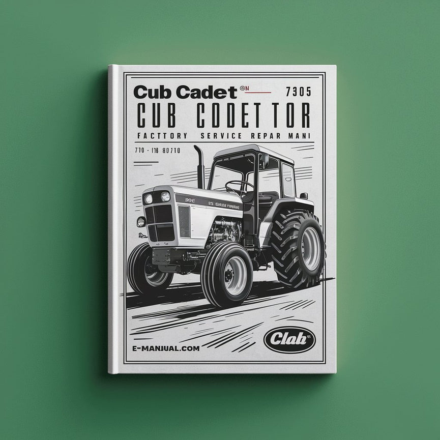 Manual de reparación del servicio de fábrica del tractor compacto Cub Cadet 7305 Descargar PDF